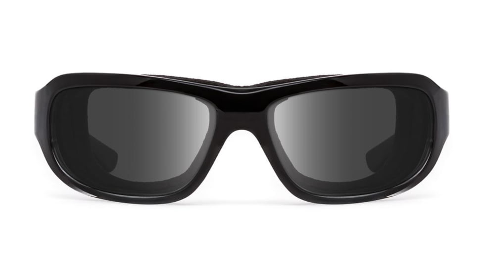 7Eye by Panoptix Airshield Aspen Sunglasses, RX Ready, Black Fade Frame, SharpView Gray Lens, S-M 335841