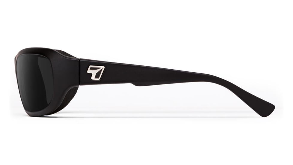 7Eye by Panoptix Airshield Aspen Sunglasses, RX Ready, Matte Black Frame, Photochromic Day/Night DARKshift Lens, S-M 330116