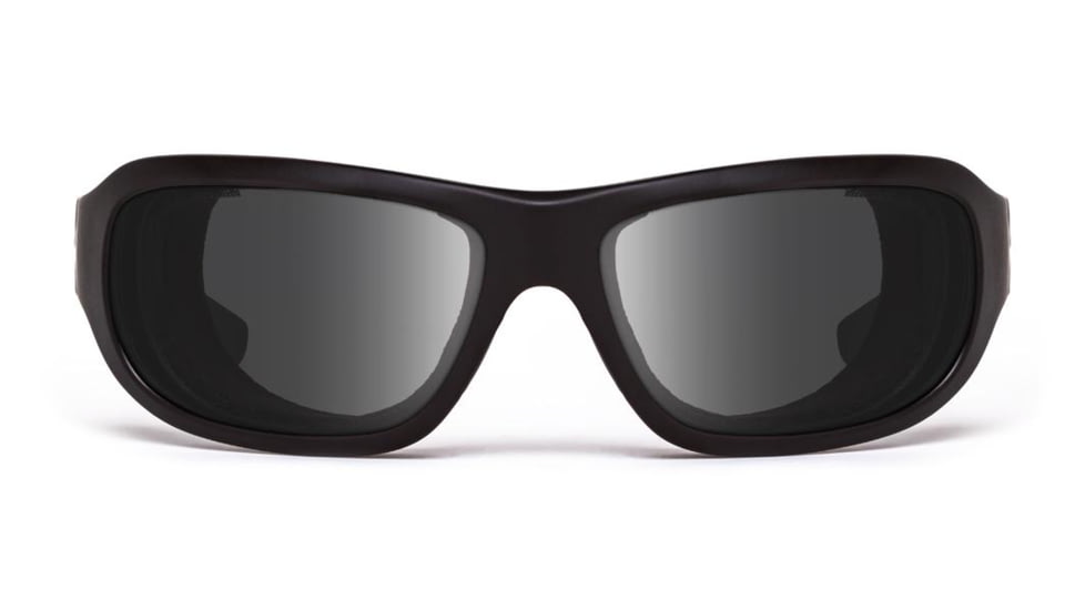 7Eye by Panoptix Airshield Aspen Sunglasses, RX Ready, Matte Black Frame, SharpView Gray Lens, S-M 330141