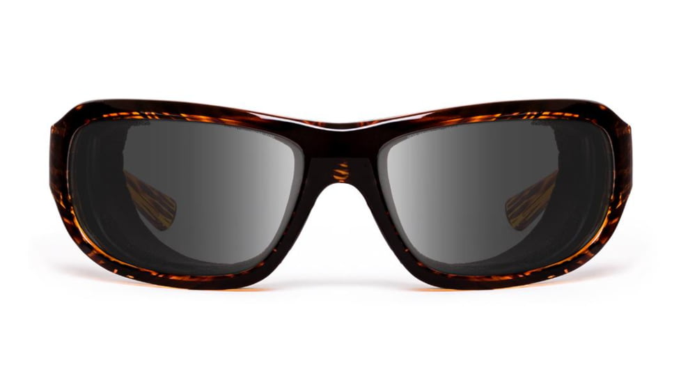7Eye by Panoptix Airshield Aspen Sunglasses, RX Ready, Sunset Tortoise Frame, SharpView Gray Lens, S-M 330641