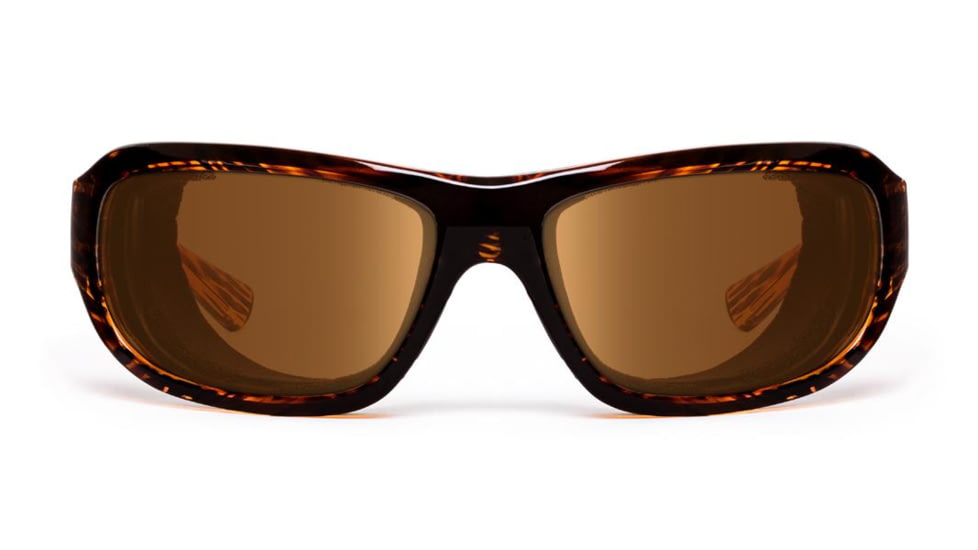 7Eye by Panoptix Airshield Aspen Sunglasses, RX Ready, Sunset Tortoise Frame, SharpView Copper Lens, S-M 330642