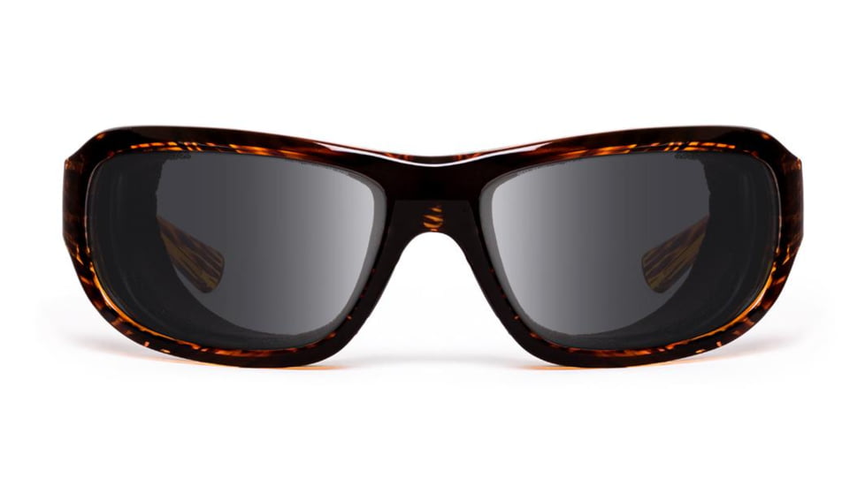 7Eye by Panoptix Airshield Aspen Sunglasses, RX Ready, Sunset Tortoise Frame, SharpView Polarized Gray Lens, S-M 330653