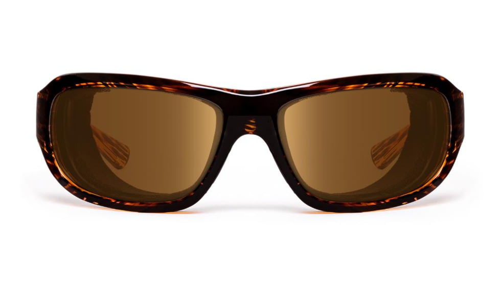7Eye by Panoptix Airshield Aspen Sunglasses, RX Ready, Sunset Tortoise Frame, SharpView Polarized Copper Lens, S-M 330654