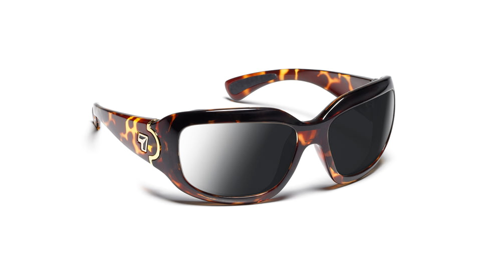 7 Eye Women's Leveche Sunglasses, DARKshift Extra Dark Photochromic Lens, Light Tortoise Frame, S-M 446016
