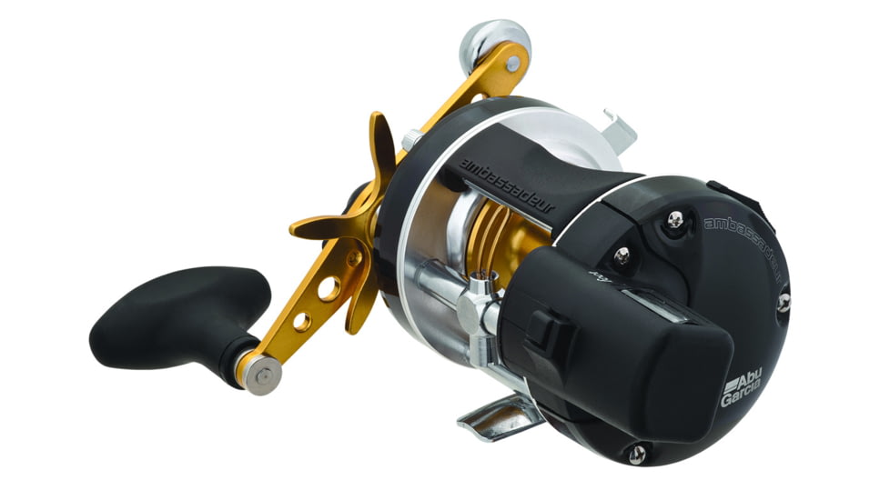 Abu Garcia Ambassadeur Line Counter Reel, RH, 2BB + 1RB, Alum Spool, Braid 30/630, Mono 14/245, 6500LC