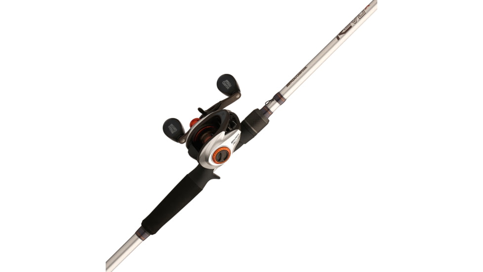 Abu Garcia Revo X Baitcast Combo, 7.3/1, Left, LP, 7ft. Rod Length, Medium Heavy Power, Fast Action, 1 Piece Rod, REVO5XLP-L/701MH