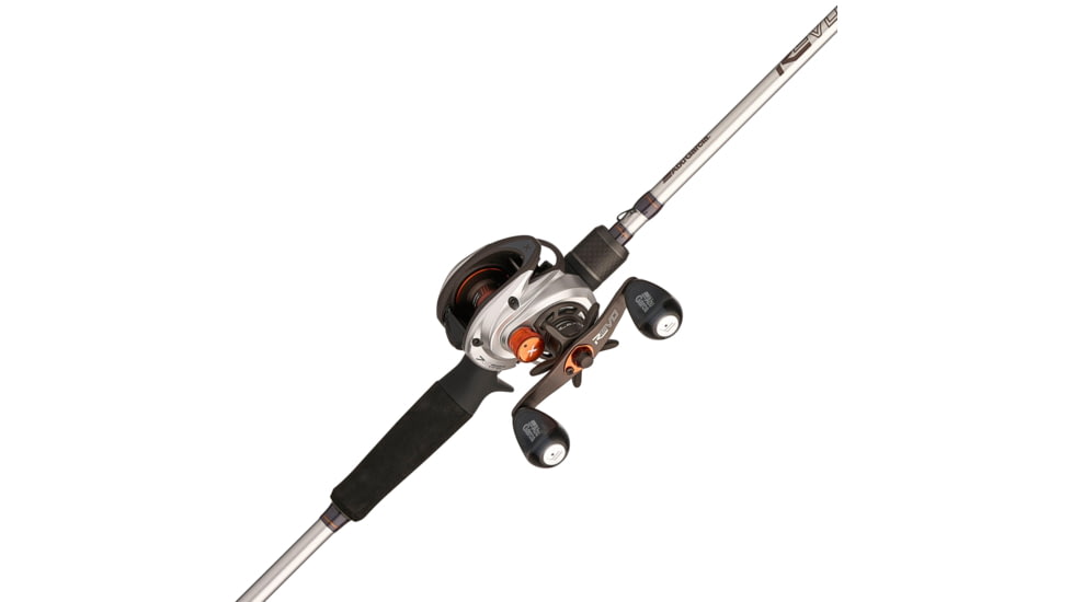 Abu Garcia Revo X Baitcast Combo, 7.3/1, Right, LP, 7ft. Rod Length, Medium Heavy Power, Fast Action, 1 Piece Rod, REVO5XLP/701MH