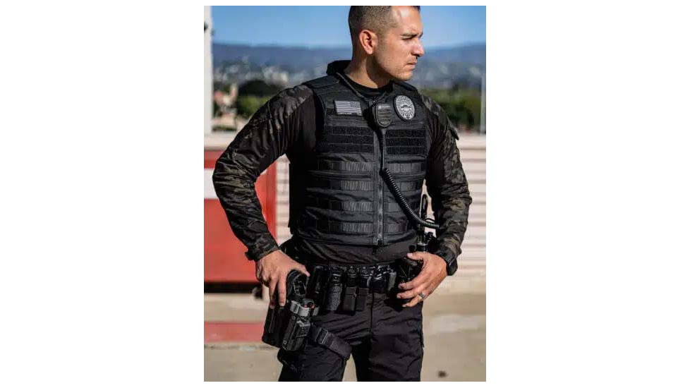 Ace Link Armor Bulletproof Vest, Black, Small, B-CR-PT-BLK-1-S