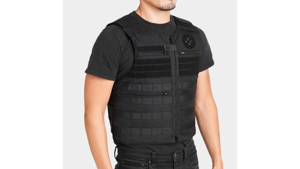 Ace Link Armor Bulletproof Vest, Black, Small, B-CR-PT-BLK-1-S