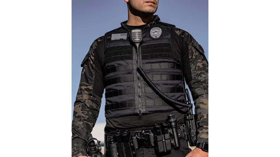 Ace Link Armor Bulletproof Vest, Black, Small, B-CR-PT-BLK-1-S