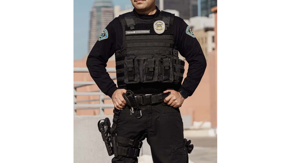 Ace Link Armor Comp-28 Vest Standard, Black, Large, B-CR-C28-BLK-3-L