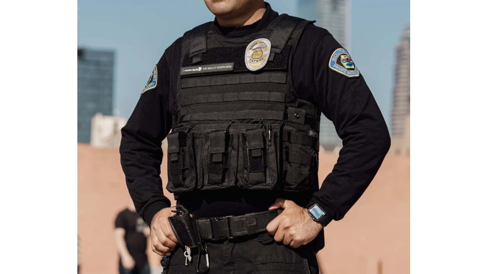 Ace Link Armor Comp-28 Vest Standard, Black, Large, B-CR-C28-BLK-3-L