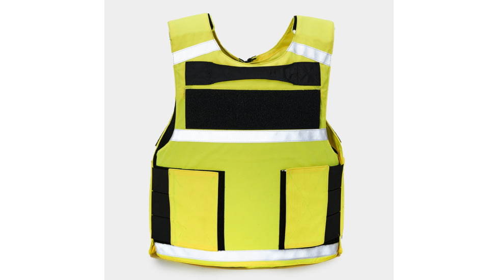 Ace Link Armor High Visibility Vest Carrier, Yellow, Large, B-CR-HIVIS-YEL-3-L