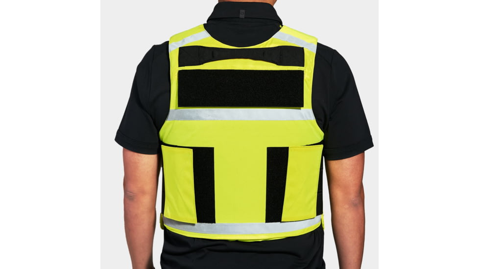 Ace Link Armor High Visibility Vest Carrier, Yellow, Large, B-CR-HIVIS-YEL-3-L