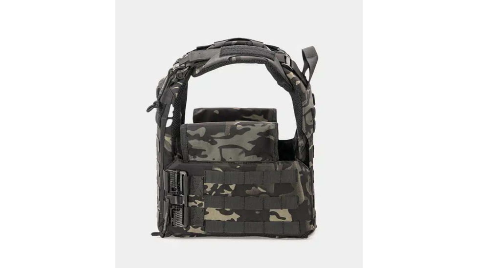 Ace Link Armor Quadrelease 2.0 Carrier Only, Black Camo, Large, B-PC-Q20-NW-L-ML