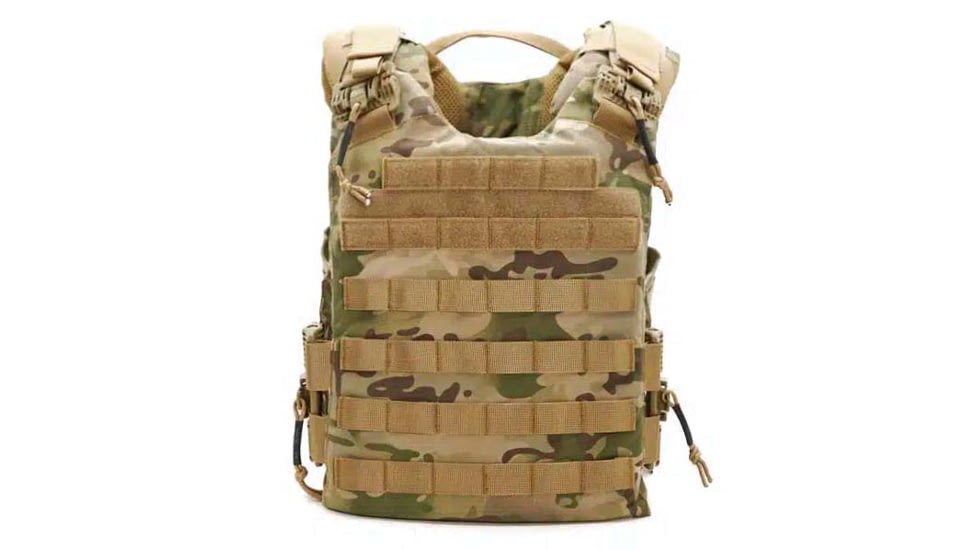 Ace Link Armor Quadrelease Tactical Plate Carrier, MOLLE, Camo, Extra Large, B-PC-QRD-CM-XL-ML