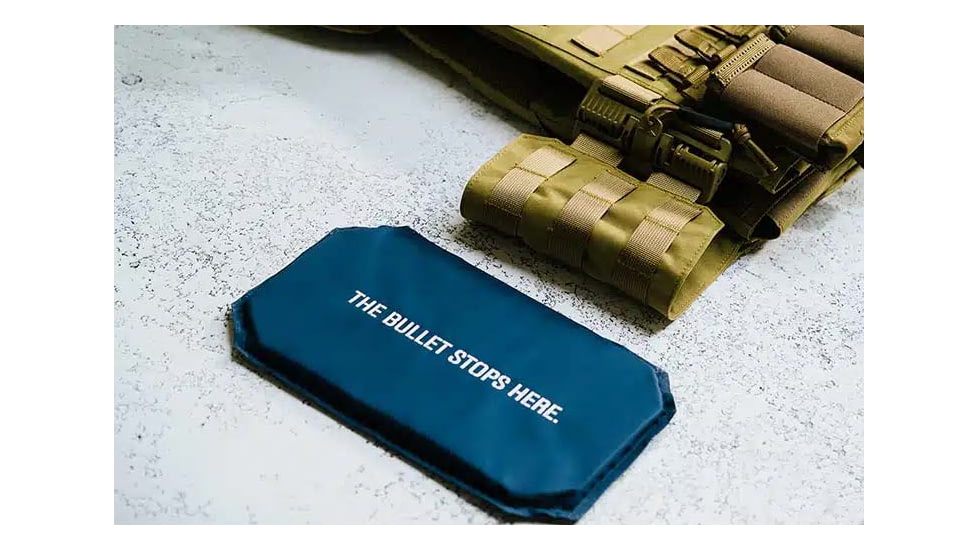 Ace Link Armor Level 3A Side Armor Insert Plate, Regular Aramid, Blue, 6x13in, A-SAP-3A-0613