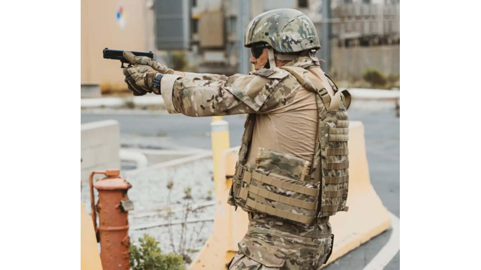 Ace Link Armor Quadrelease Ultra 2.0 Plate Carrier Only, Camo, XL, B-PC-QRU-CM-XL-ML