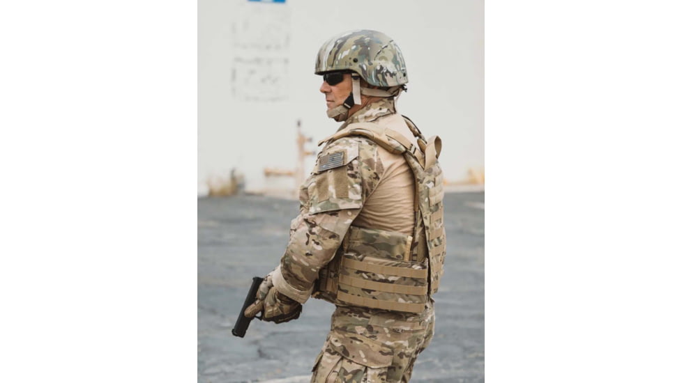 Ace Link Armor 2.0 QuadRelease Ultra Plate Carrier For 11x14 Armor Plates, Camo, XL, B-PC-QRU-CM-XL-ML