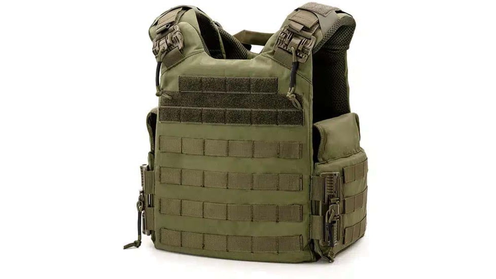 Ace Link Armor Quadrelease 2.0 Carrier Only, Green, Large, B-PC-Q20-GRN-L-ML