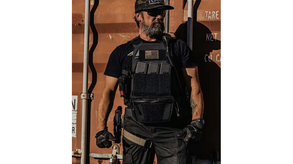 Ace Link Armor React Plate Carrier, Black, Large, B-PC-REA-BLK-2-L