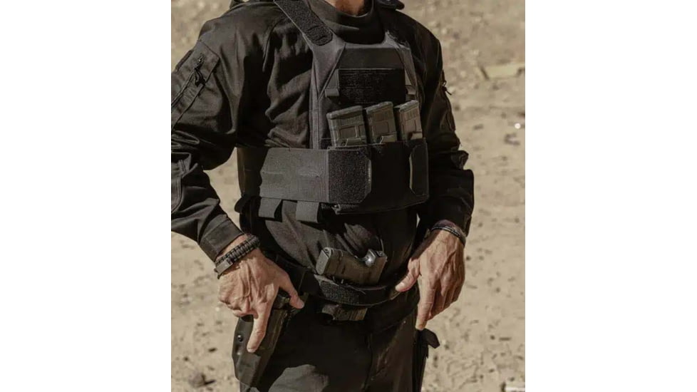 Ace Link Armor React Plate Carrier, Black, Large, B-PC-REA-BLK-2-L