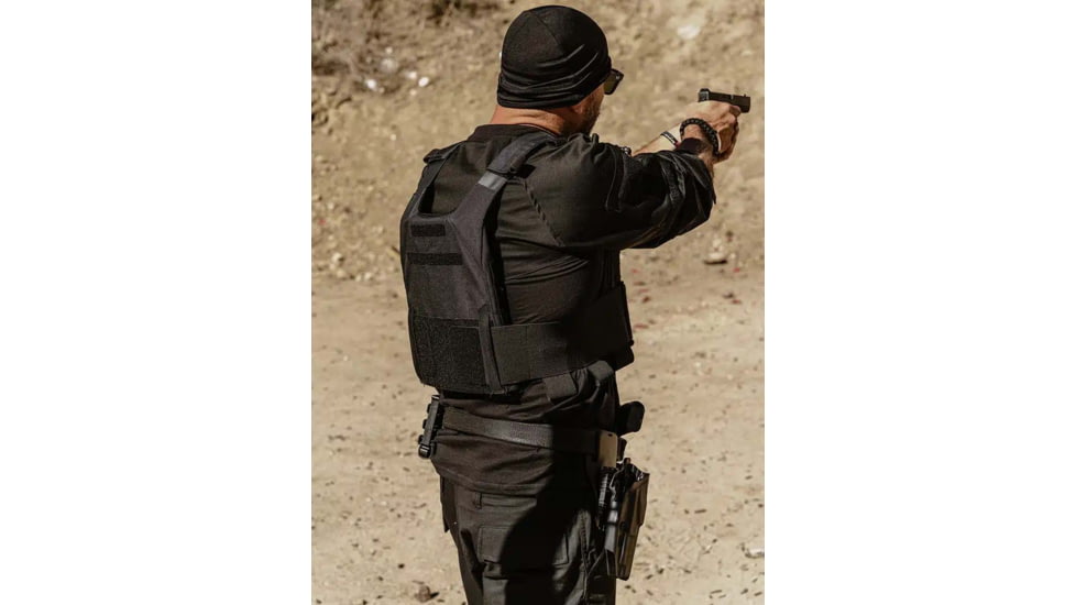 Ace Link Armor React Plate Carrier, Black, Large, B-PC-REA-BLK-2-L