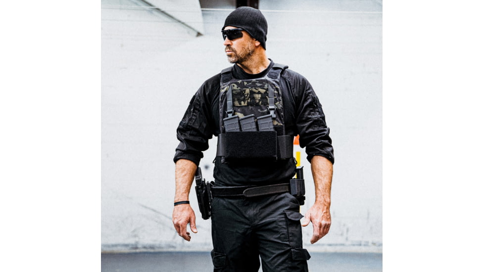 Ace Link Armor React Plate Carrier, Black Multicam, Medium, B-PC-REA-MCB-1-M