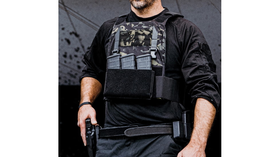 Ace Link Armor React Plate Carrier, Black Multicam, Medium, B-PC-REA-MCB-1-M