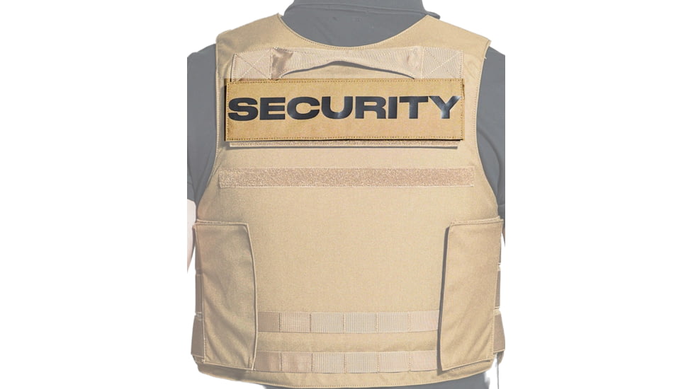 Ace Link Armor Security Patch, Black On Coyote, B-TG-ID-SEC-BLK-CBR