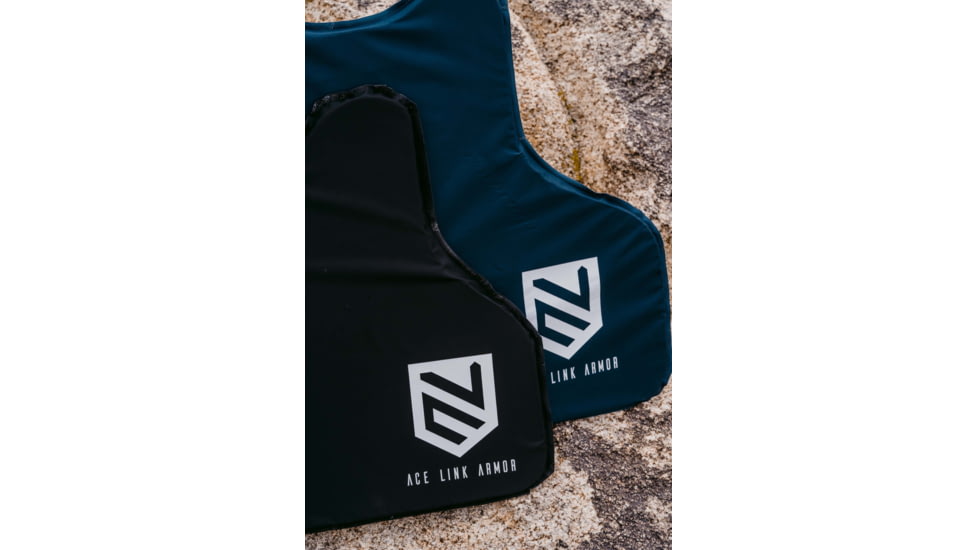Ace Link Armor Soft Armor AL-001-3 Regular Aramid, Blue, 4XL, Pair, A-SAP-A13-3A-7-4XL