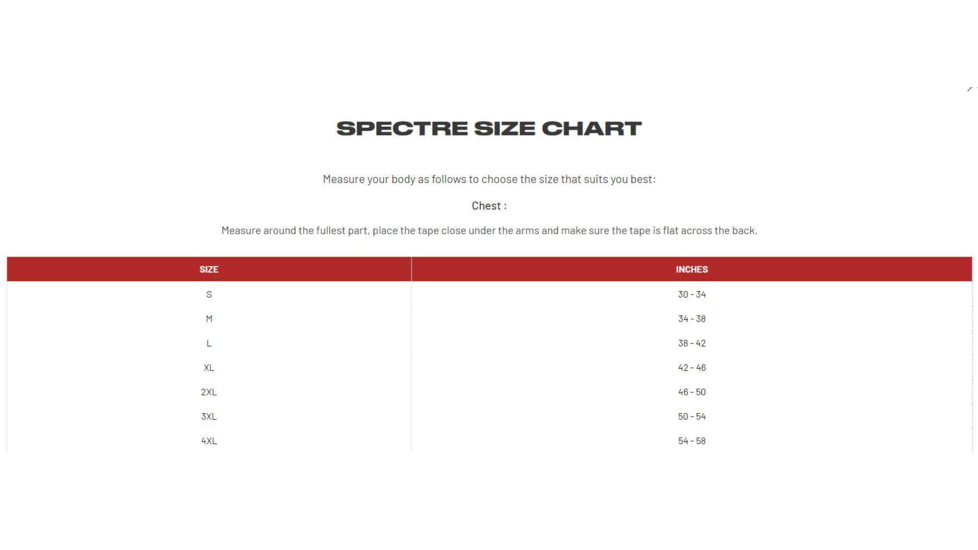 Ace Link Armor Spectre Vest Flexcore, Black, Large, B-CR-SP-BLK-3-L
