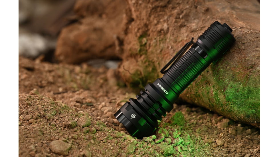 Acebeam Defender P17 LED Tactical Flashlight, Li-Ion Battery, 4900 Lumen, Black, 147x41x26mm, P17 Black