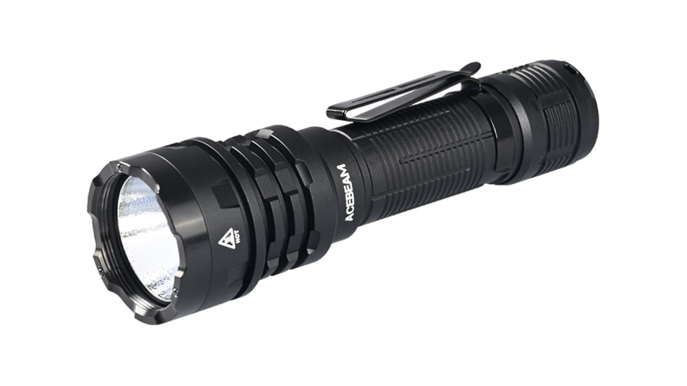 Acebeam Defender P17 LED Tactical Flashlight, Li-Ion Battery, 4900 Lumen, Black, 147x41x26mm, P17 Black