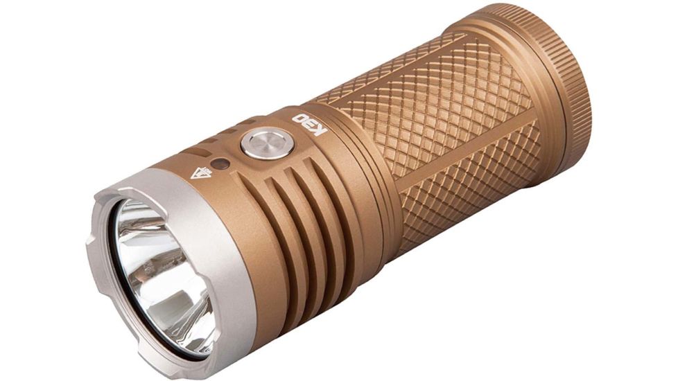 Acebeam K30 3 x 18650 CREE XHP70.2 LED Flashlight, 5200 Lumens, Tan, K30-TAN