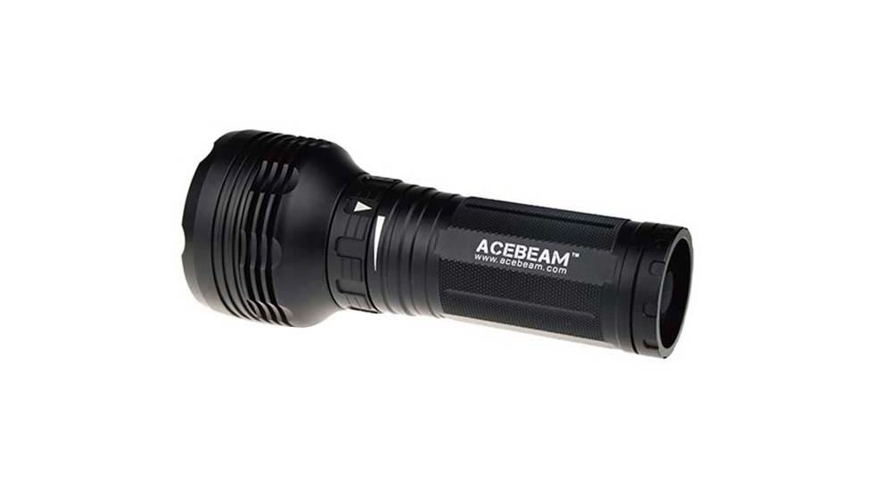 Acebeam K40S 3 x 18650 CREE XP-L HI LED Flashlight, 1500 Lumens, Black, K40S