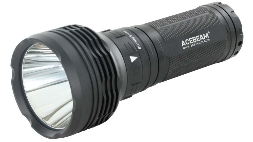 Acebeam K40S 3 x 18650 CREE XP-L HI LED Flashlight, 1500 Lumens, Black, K40S