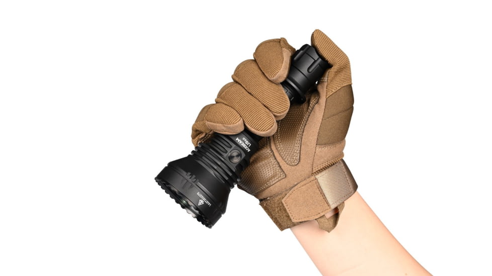 Acebeam L19 2.0 Long Range Flashlight, 21700 Li-Ion Battery, 2200 Lumen, Black, 163.8x60x25.4mm, L19 2.0 White SFT40