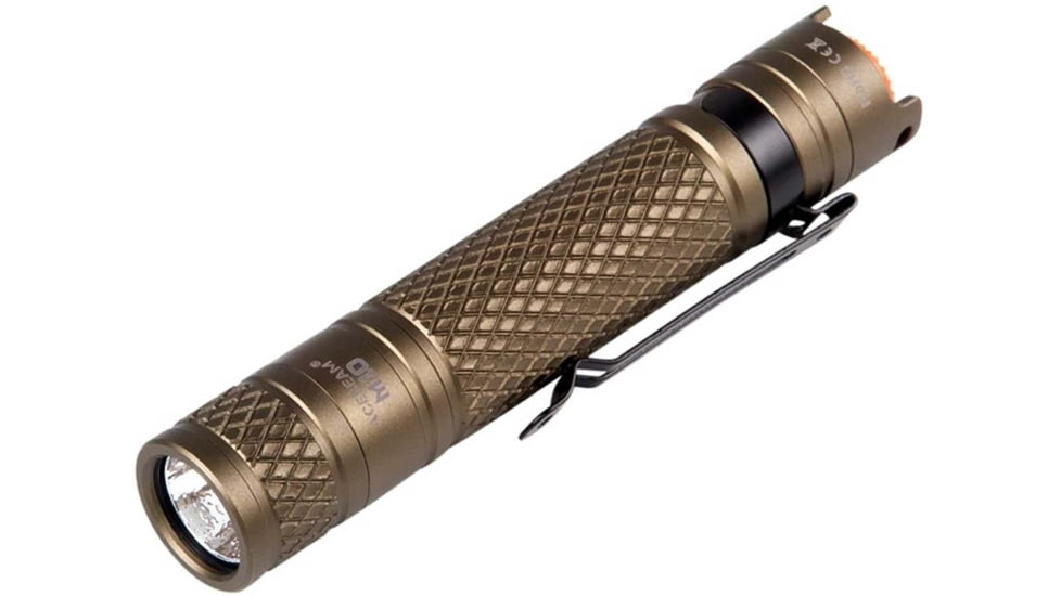 Acebeam M10 1 x AA CREE XP-G3 LED Flashlight, 224 Lumens, Olive, M10-OLIVE