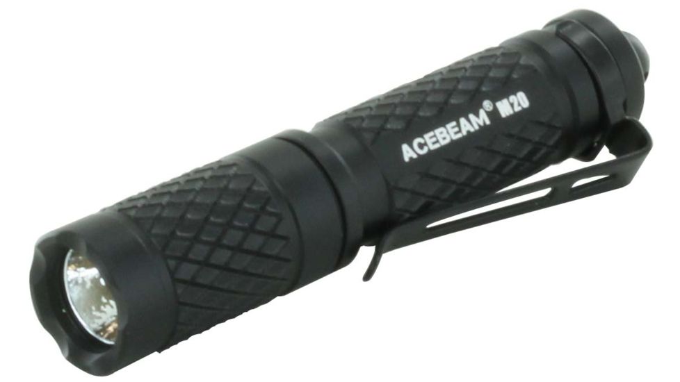 Acebeam M20 1 x AAA CREE XP-G3 LED Flashlight, 150 Lumen, Black, M20-BLACK