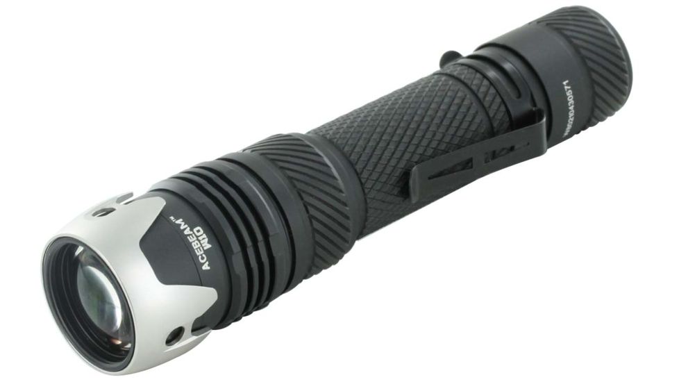 Acebeam W10 1 x 21700 LEP Ultra-Throw Flashlight, 450 Lumens, Black, W10
