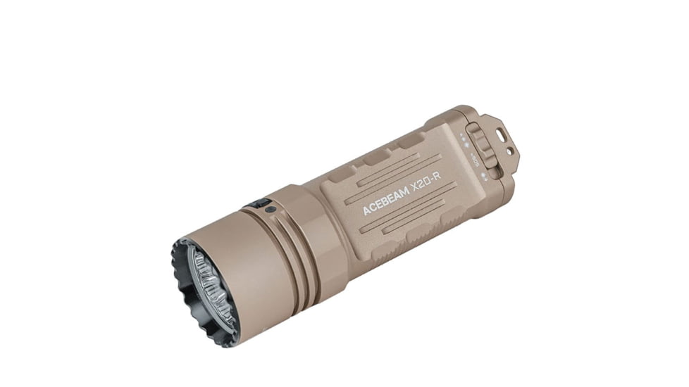 Acebeam X20-R 18650 Li-ion 10000 Lumens LED Flashlight, Desert, X20-R Desert