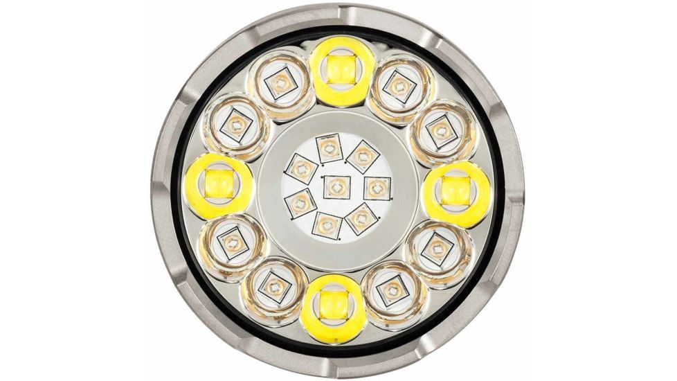 Acebeam X80 UV 4 x 18650 4 x CREE XH50.2/ 16 x Nichia 276A LED Flashlight, 10000 Lumens, 365nm UV Output, Black, X80-UV