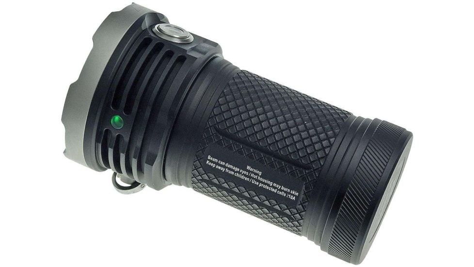 Acebeam X80 UV 4 x 18650 4 x CREE XH50.2/ 16 x Nichia 276A LED Flashlight, 10000 Lumens, 365nm UV Output, Black, X80-UV
