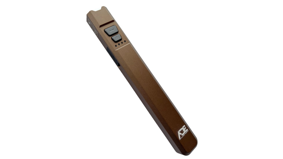 ADE Advanced Optics Pro USB-C Rechargeable Battery 1000 Lumens LED EDC Flat Flashlight, Coyote Brown, F504 Coyote Brown