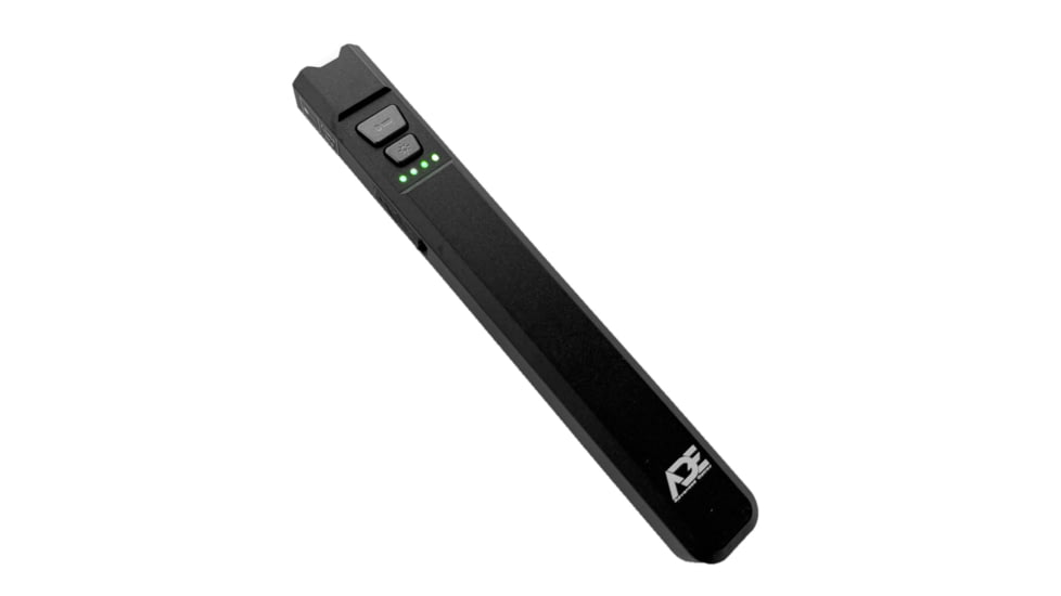 ADE Advanced Optics Pro USB-C Rechargeable Battery 1000 Lumens LED EDC Flat Flashlight, Black, F504 Black