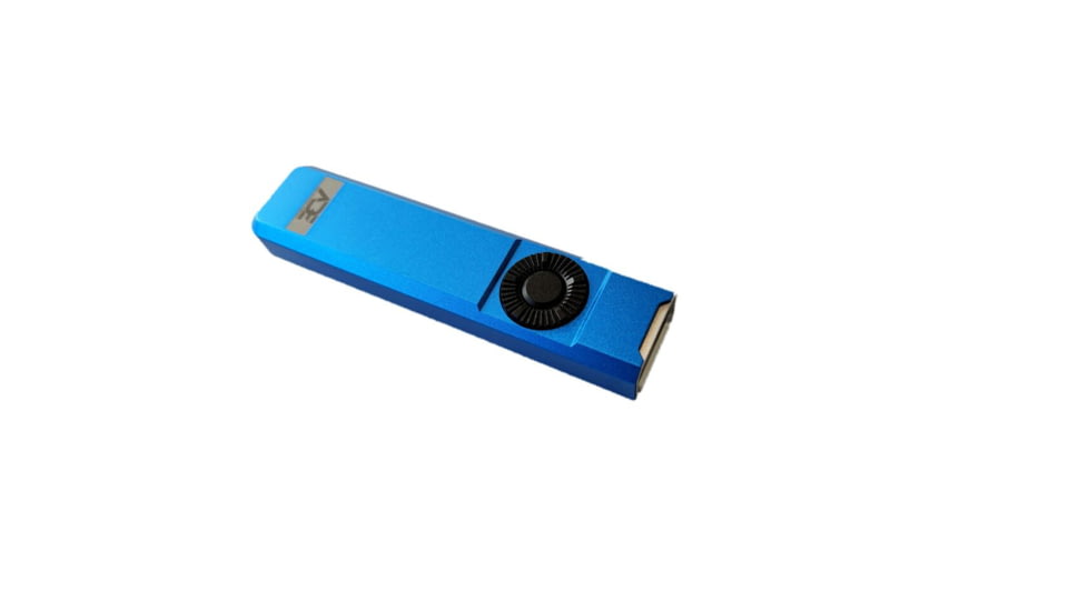 ADE Advanced Optics USB-C Rechargeable Battery 1000 Lumens LED Pocket EDC Flashlight, Royal Blue, F502 Royal Blue
