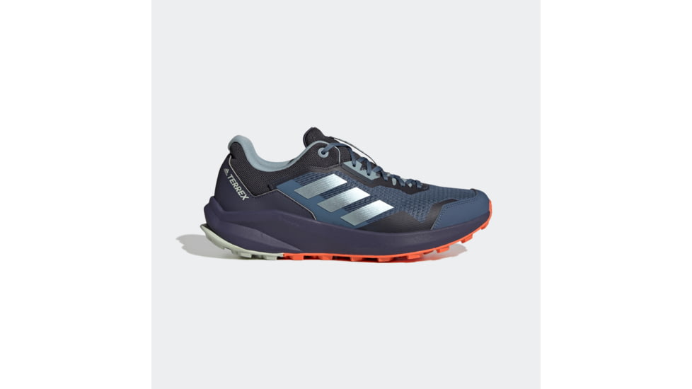 Adidas Terrex Trailrider Shoes - Men's, Wonder Steel/Magic Grey Met/Impact Orange, 11.5, GW5535-11-5