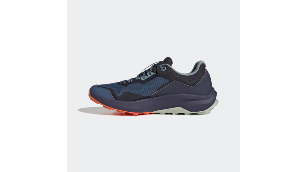 Adidas Terrex Trailrider Shoes - Men's, Wonder Steel/Magic Grey Met/Impact Orange, 11.5, GW5535-11-5