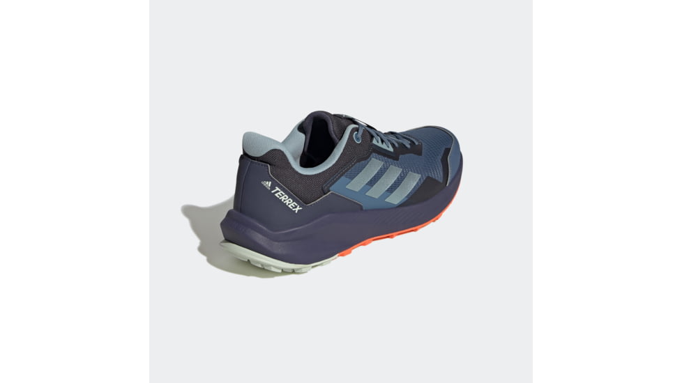 Adidas Terrex Trailrider Shoes - Men's, Wonder Steel/Magic Grey Met/Impact Orange, 11.5, GW5535-11-5